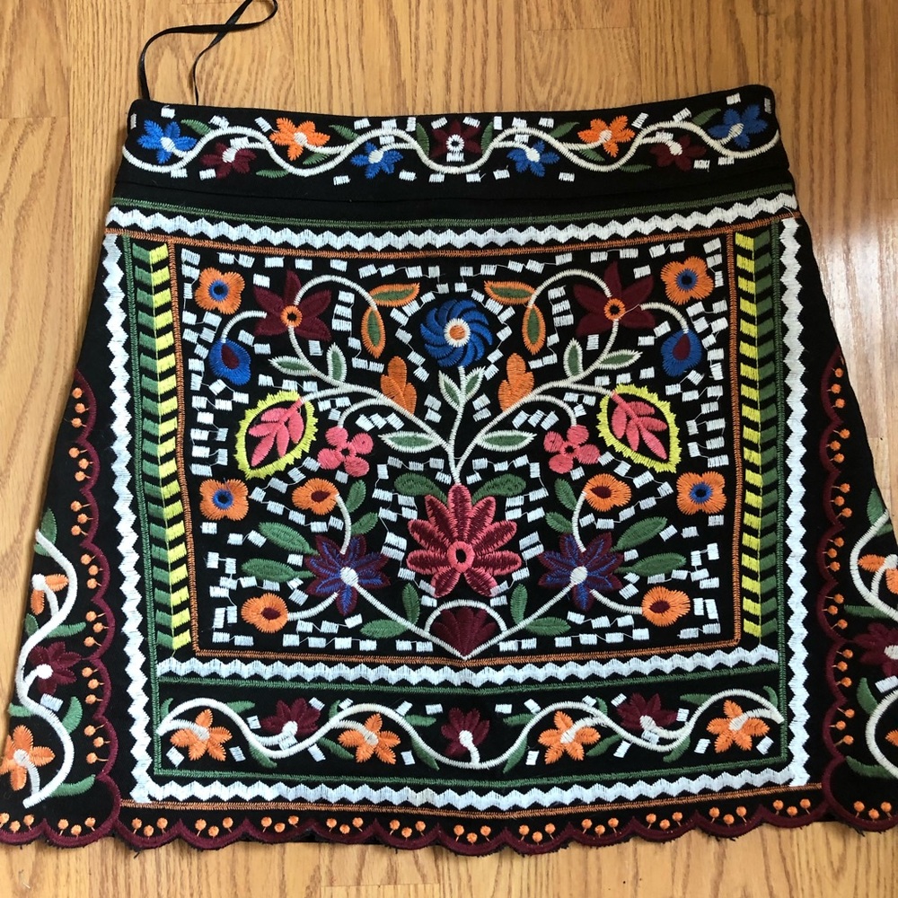 Beautiful embroidered skirt